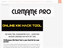 Tablet Screenshot of clrmame.com